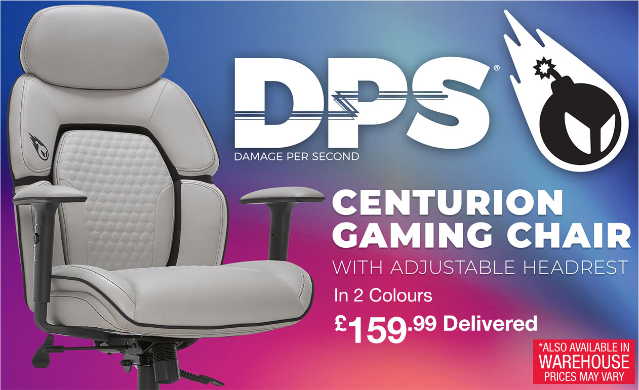 DPS® Centurion Gaming Office Chair with Adjustable Headrest