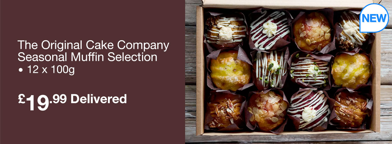 the original cake company seasonal muffin selection
