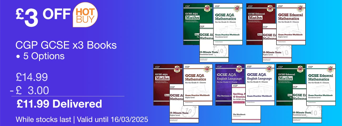 cgp gcse x3 books