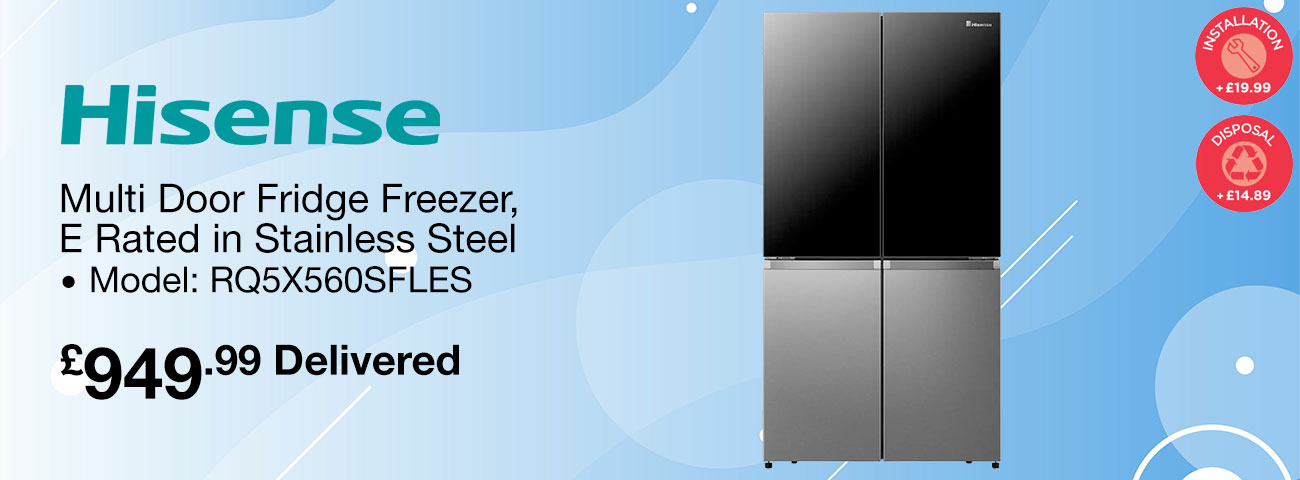 hisense multi door fridge freezer