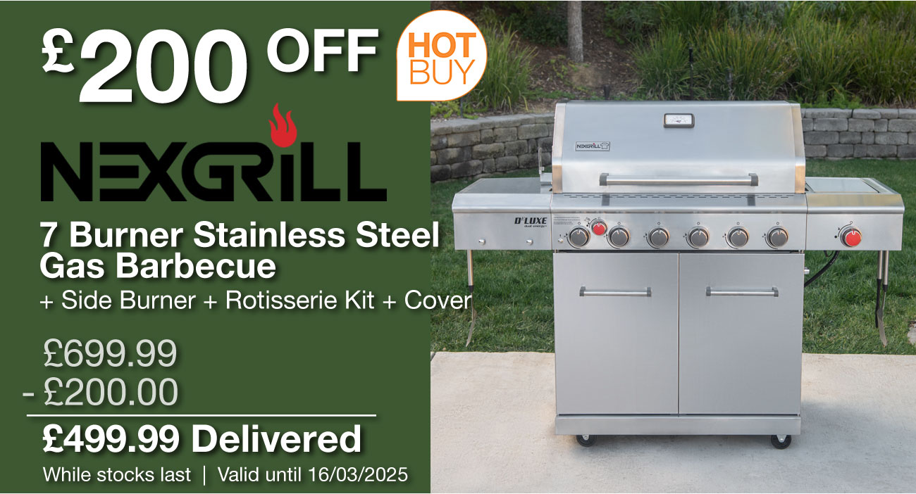Nexgrill 7 Burner Stainless Steel Gas Barbecue