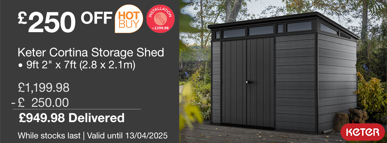 keter cortina storage shed