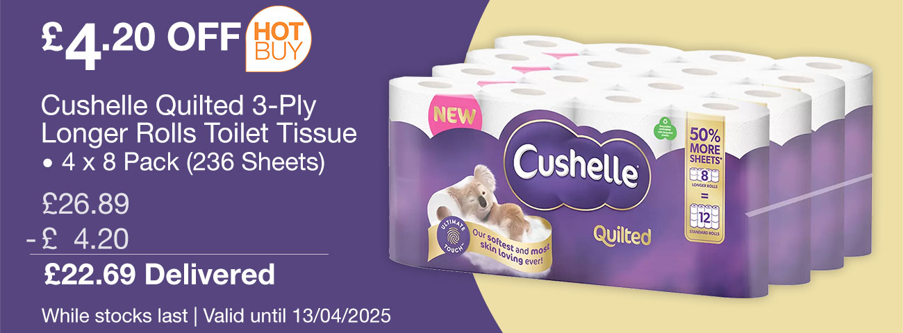 cushelle quilted toilet tissue