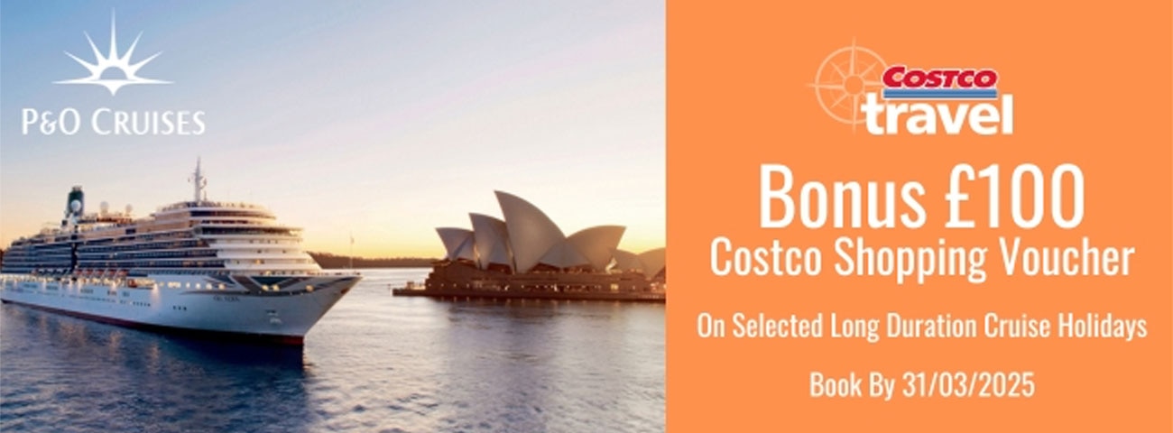 P&O Cruises Bonus Costco Shopping Voucher