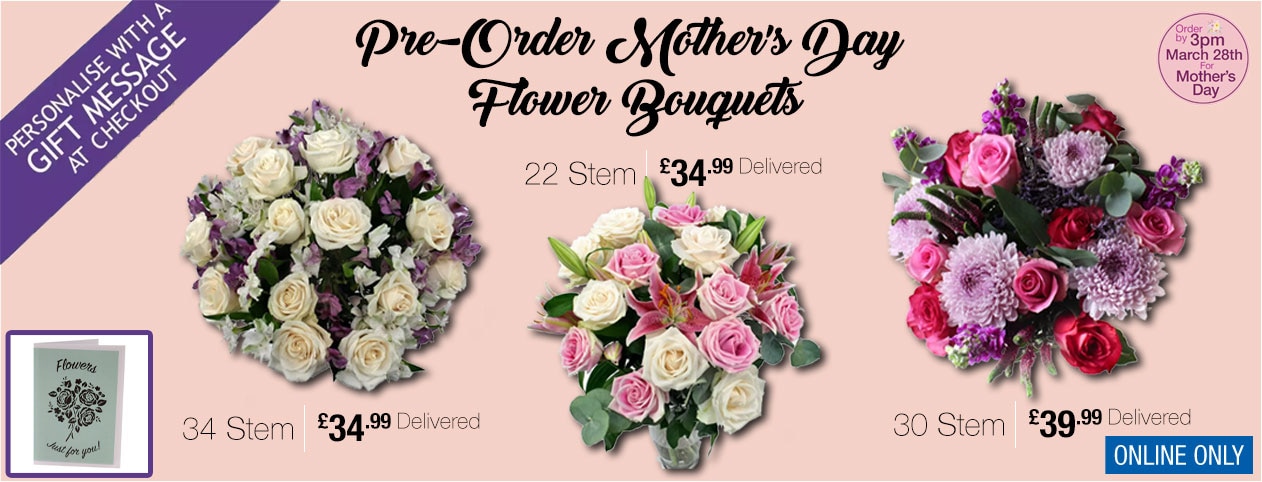 Pre-Order Mother's Day Flower Bouquets
