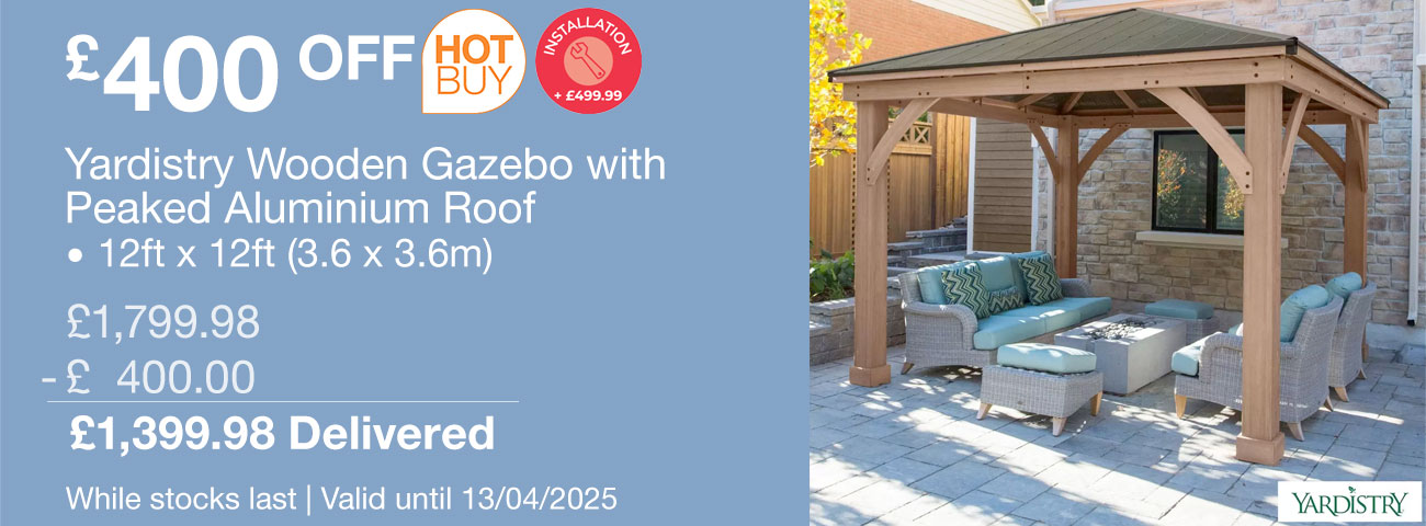 yardistry wooden gazebo