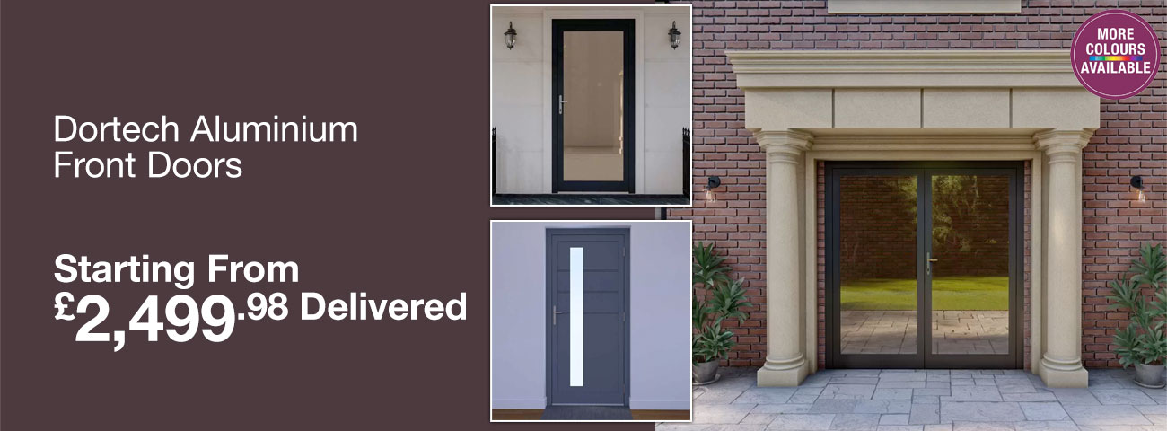 dortech aluminium front doors