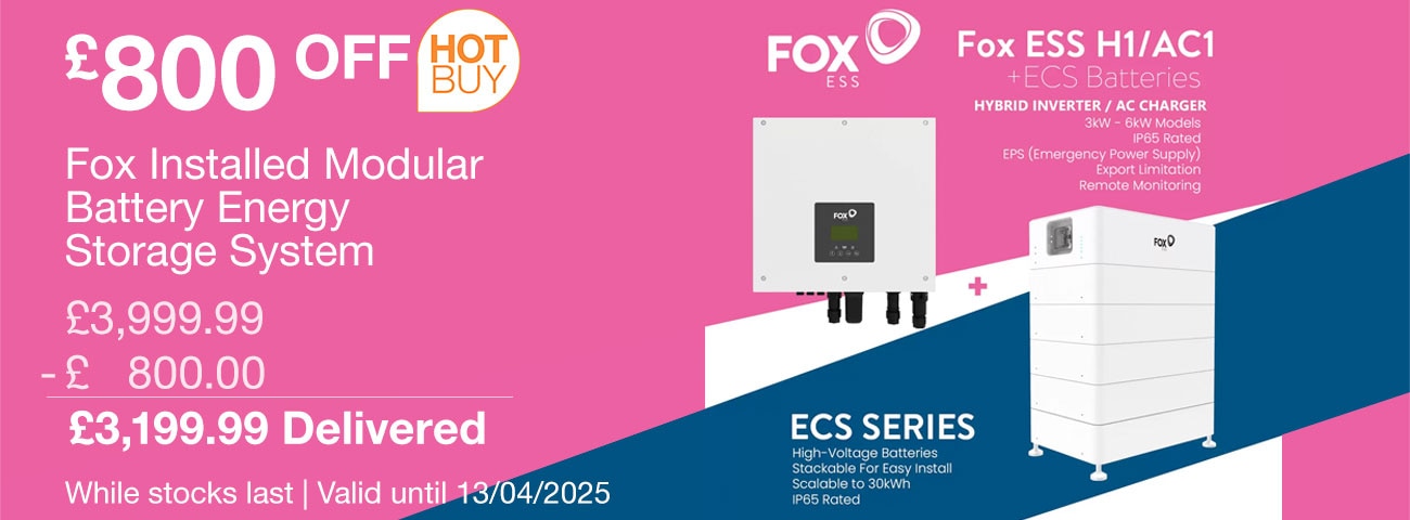 fox installed modular battery energy storage system