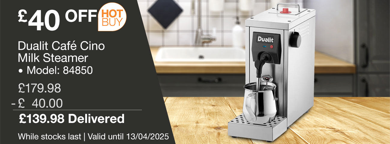 dualit cafe cino milk steamer