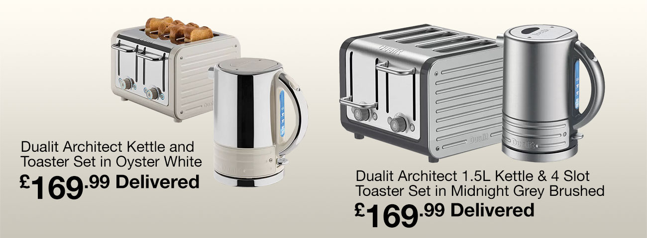 dualit architect kettle and toaster