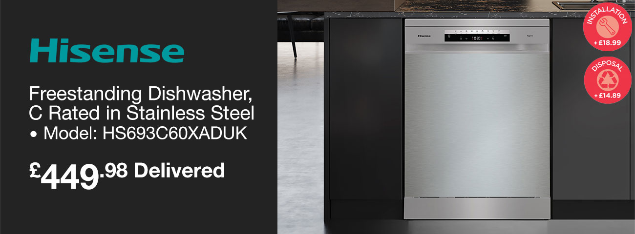 hisense freestanding dishwasher