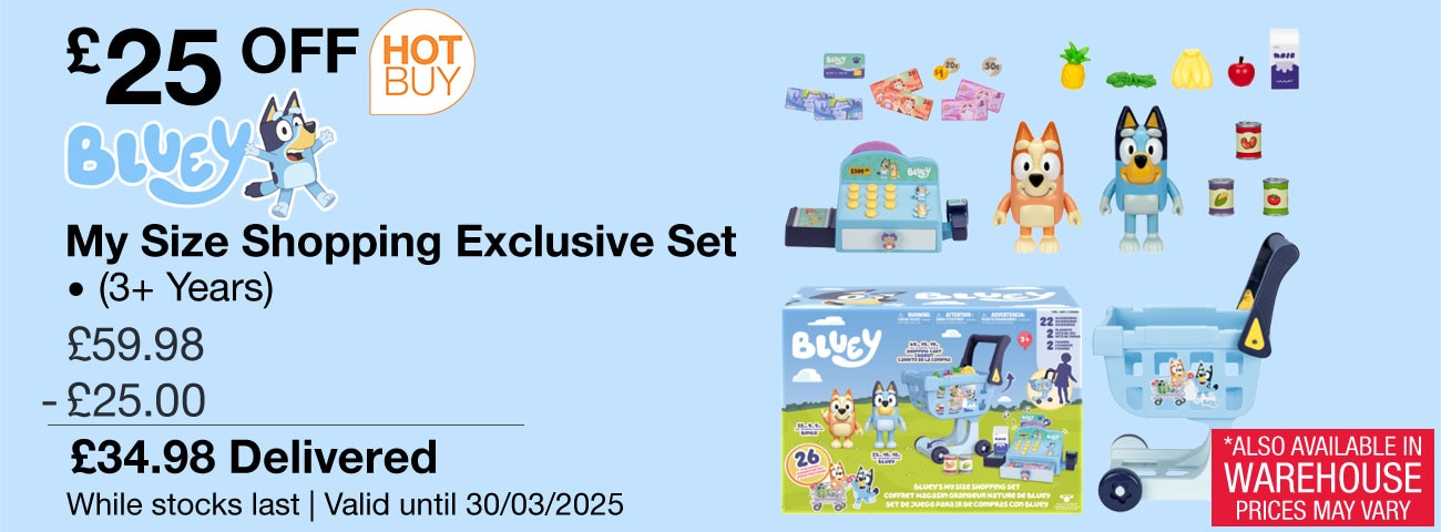Bluey's My Size Shopping Exclusive Set