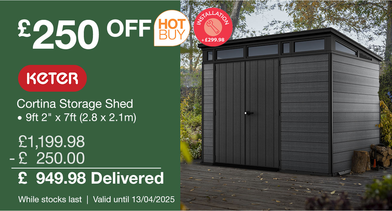 keter cortina storage shed