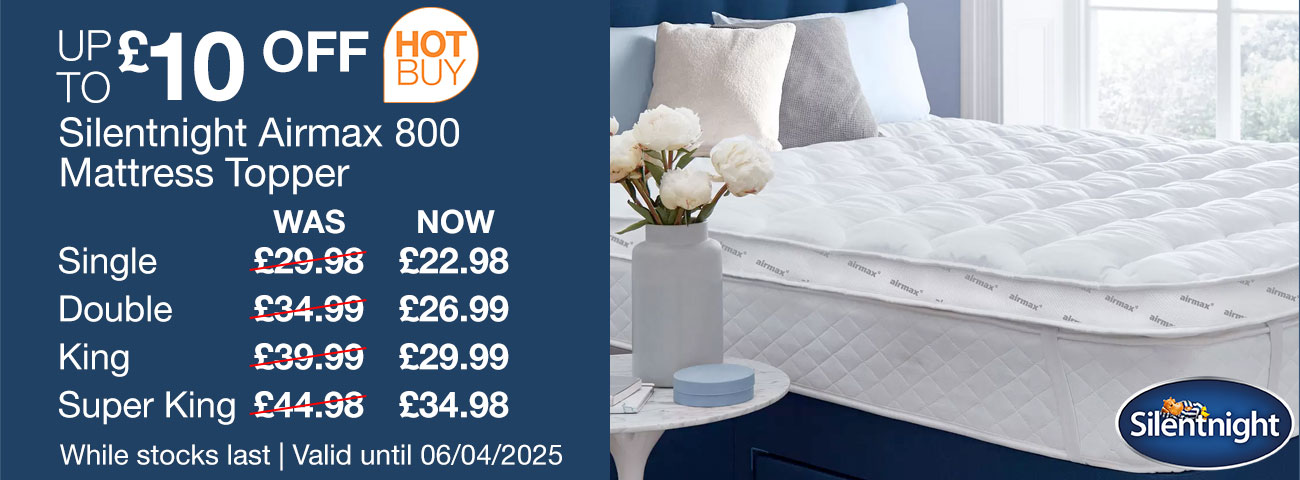 silentnight airmax 800 mattress topper