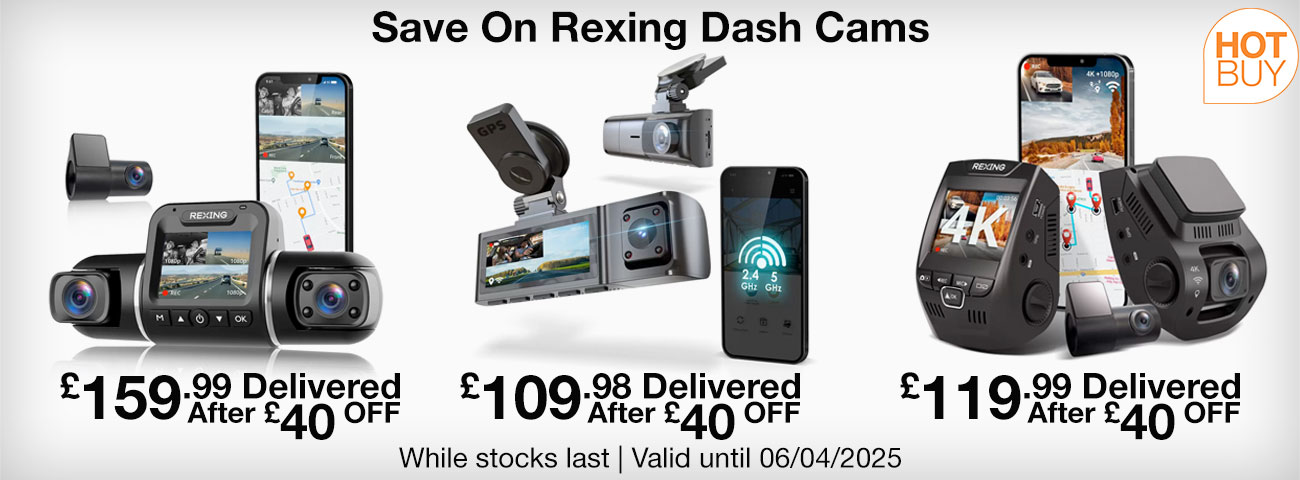 save on rexing dash cams