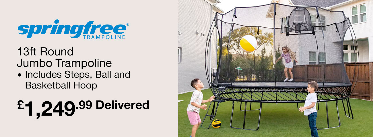 springfree 13ft round jumbo trampoline