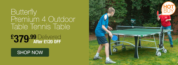 Butterfly Premium 4 Outdoor Table Tennis Table