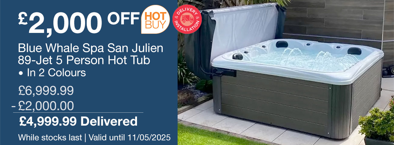 blue whale spa san julien hot tub