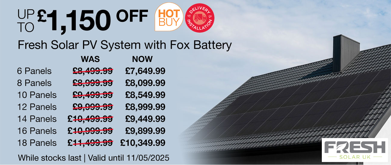 fresh solar pv system with fox battery