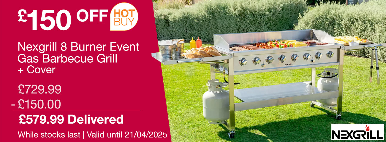 nexgrill 8 burner event barbecue gas barbecue grill