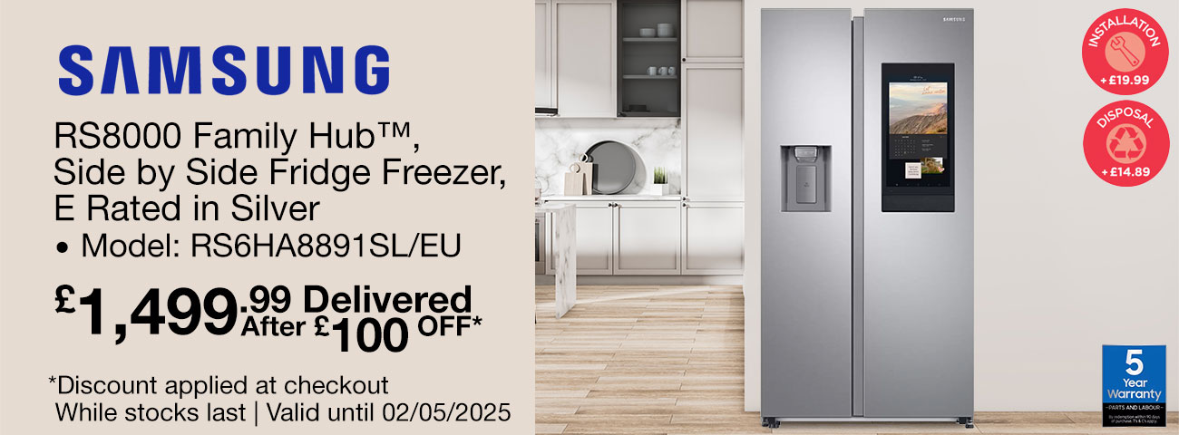 samsung family hub side by side fridge freezer