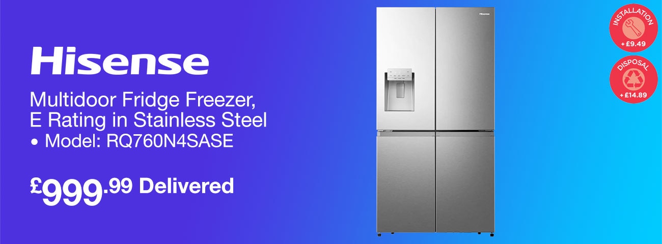 hisense multidoor fridge freezer