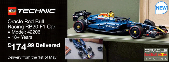 lego technic oracle red bull racing f1 car