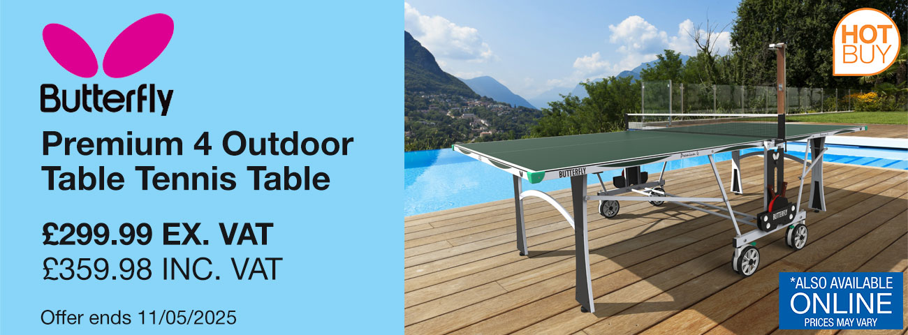 Butterfly Premium 4 Outdoor Table Tennis Table
