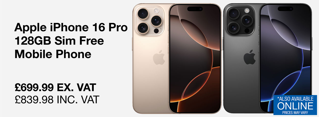 Apple iPhone 16 Pro 128GB Sim Free Mobile Phone in Desert Titanium