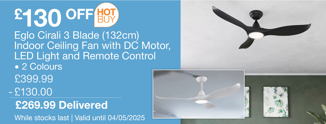 eglo cirali 3 blade indoor ceiling fan