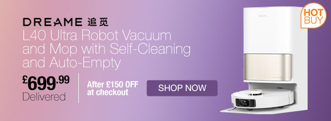 Dreame L40 Ultra Robot Vacuum and Mop with Self-Cleaning and Auto-Empty