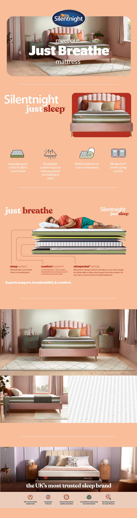 Silentnight Just Breathe Mattress