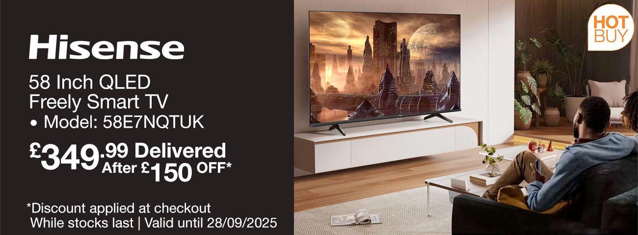 hisense 58 inch qled freely smart tv