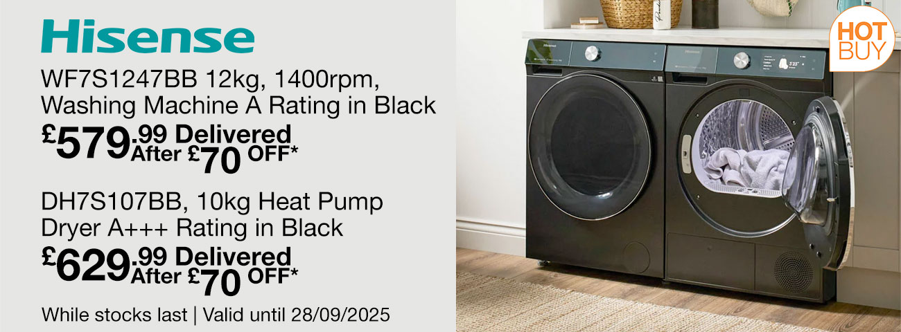 hisense washing machine and dryer