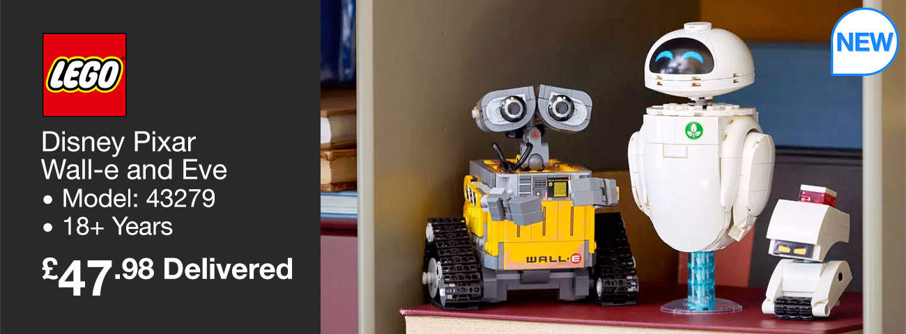 lego disney pixar wall e and eve