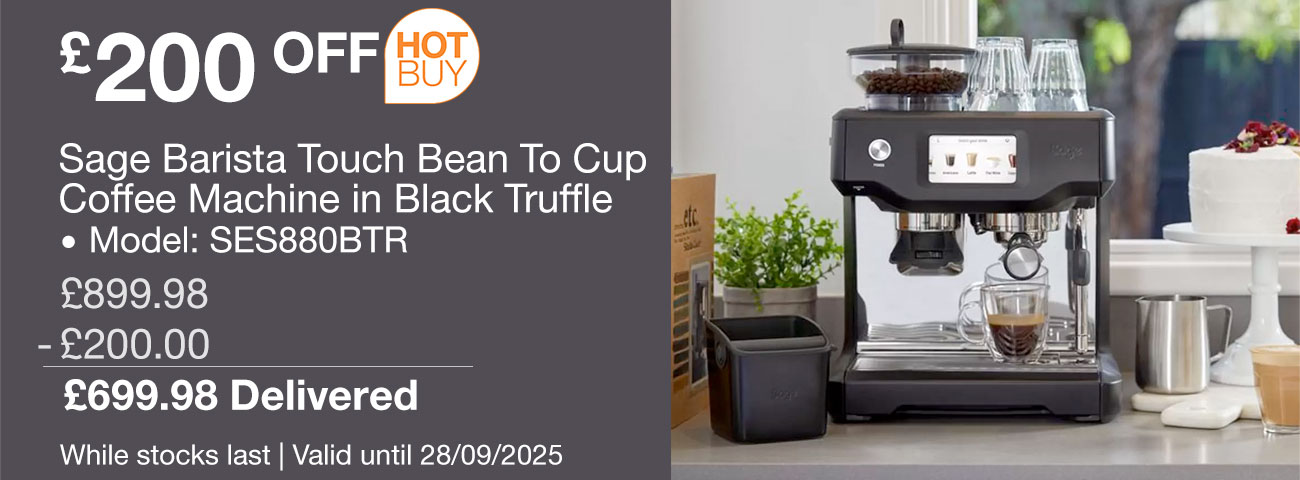 sage barista touch bean to cup coffee machine