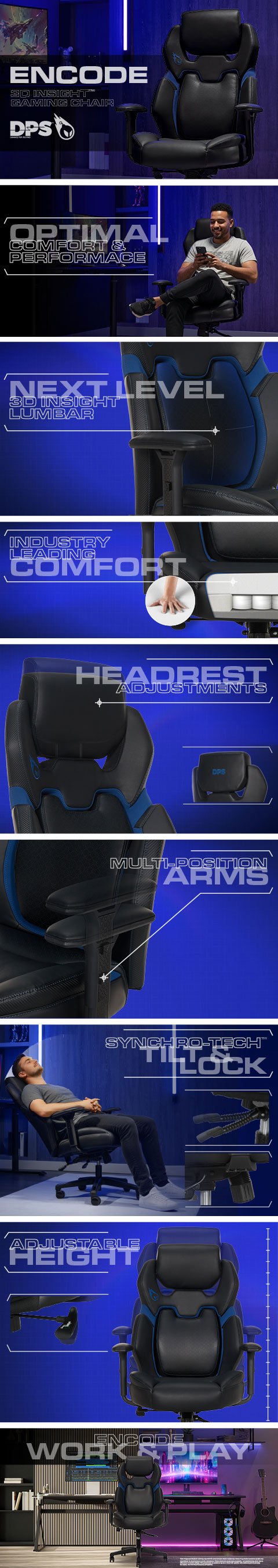 DPS Encode 3D Insight Gaming Chair