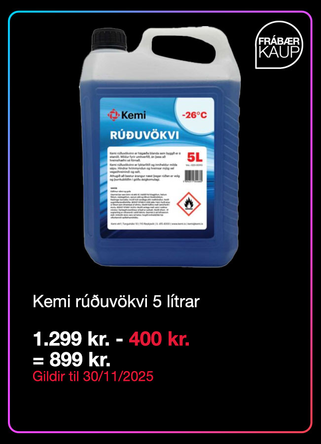 Kemi r&uacute;&eth;uv&ouml;kvi 5 l&iacute;trar