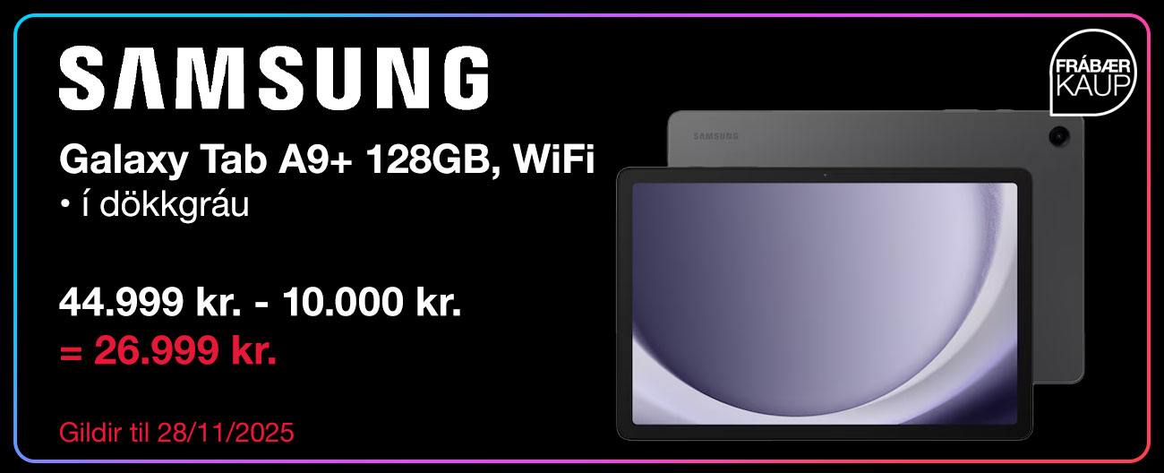 Samsung Galaxy Tab A9+ 128GB, WiFi &iacute; d&ouml;kkgr&aacute;u