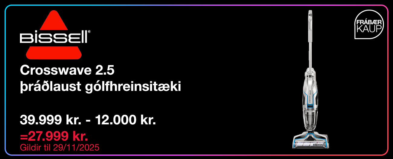 Bissell Crosswave 2.5 &thorn;r&aacute;&eth;laust g&oacute;lfhreinsit&aelig;ki