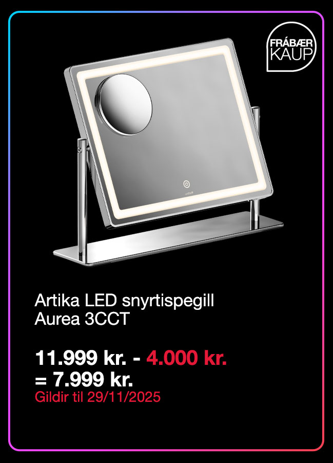 Artika LED snyrtispegill, Aurea 3CCT