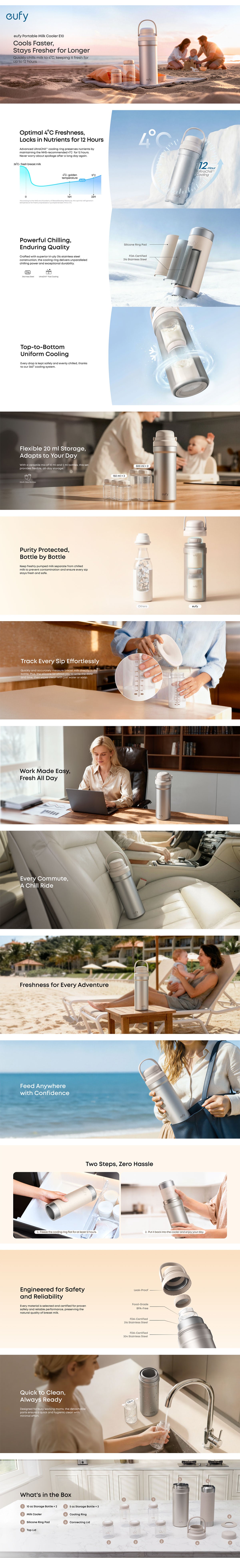 eufy E10 Portable Milk Cooler