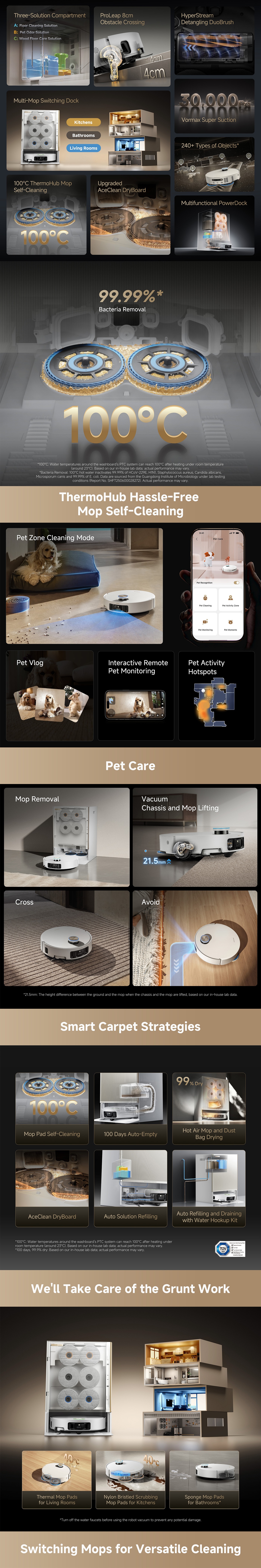 Dreame RLX95CE Matrix10 Ultra Robotic Vacuum Cleaner & Mop