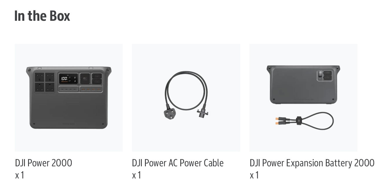 DJI Power 2000 Portable Power Station
