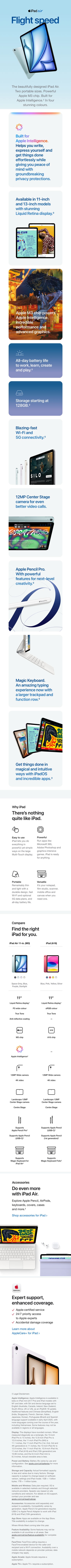 Apple iPad Air M3. learn more