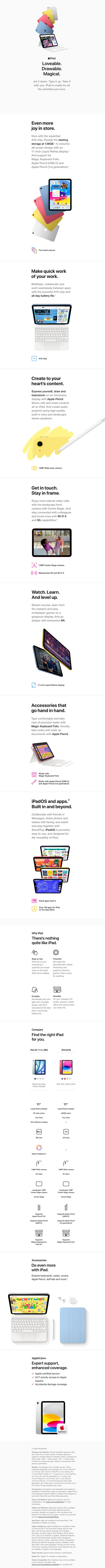 Apple iPad A16 5G. learn more