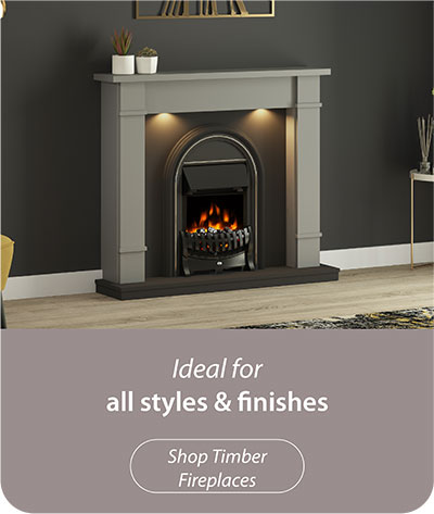 Timber Fireplace