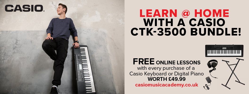 Learn at home with a Casio CTK 3500 Bundle