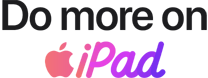 Do more on iPad