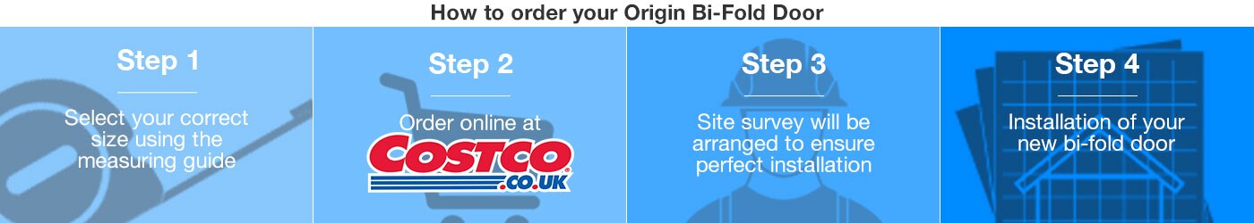 Order your Origin Bi-Fold Doors at Costco.co.uk